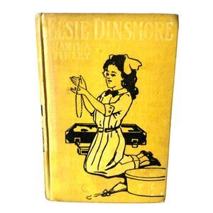 ANTIQUE Elsie Dinsmore Circa 1920 Martha Finley MA Donohue & Co Childrens Book
